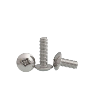 Cross recessed large flat head with cushion screws SUS – panel screws