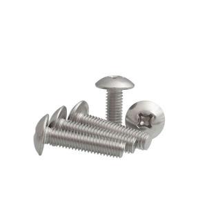 Cross recessed large flat head with cushion screws SUS – panel screws