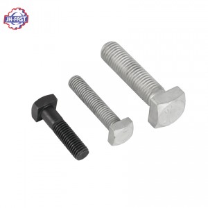 Hot dip galvanized bolt and nut