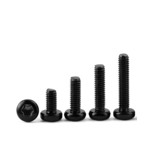 Phillips Flat machine screws black zinc