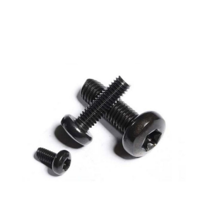 Phillips Flat machine screws black zinc