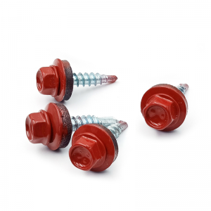 Color hex self drilling screw