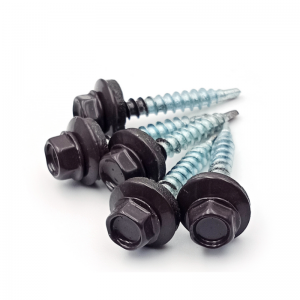 Color hex self drilling screw