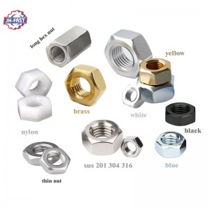 Customized Stainless Steel Nylon Brass Hex Nuts