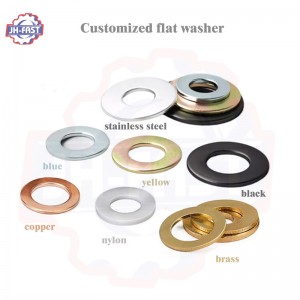 DIN125 a Carbon Steel stainless Brass Nylon Flat Washer