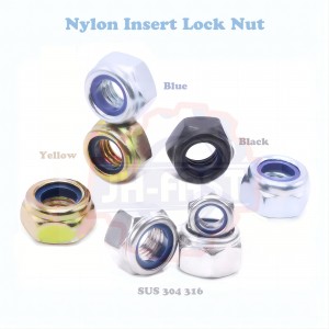 stainless steel hex nylon lock nut