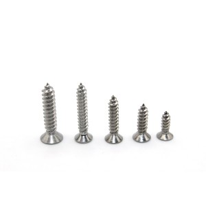 Stainless steel – cross countersunk head self tapping nails