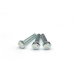 Outer hexagon machine tooth screws – colored zinc plating