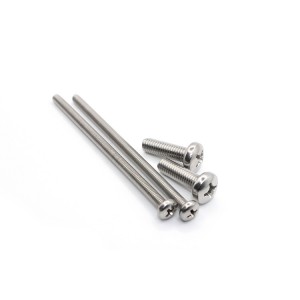 Cross pan head machine teeth screws – stainless steel