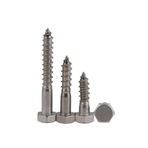 Outer hex wood screws – colored zinc