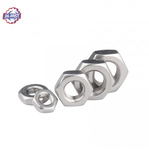 Stainless carbon steel hex thin nut