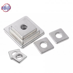 Stainless Steel A2 A4 Square Bevel Lock Washers Square Flat Washer