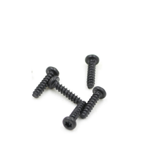 Internal plum pan head self-tapping screw ring color + black zinc + stainless steel