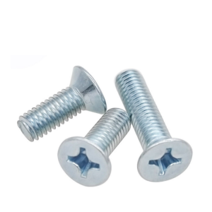 Cross countersunk machine tooth screws – ring color