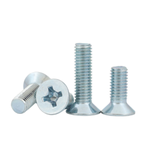 Cross countersunk machine tooth screws – ring color