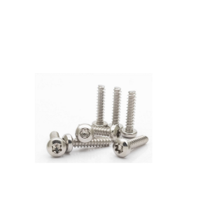 Internal plum pan head self-tapping screw ring color + black zinc + stainless steel