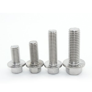 Hexagon flange bolts – stainless steel