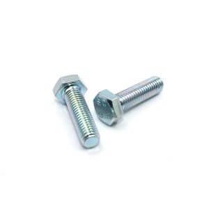 Outer hexagon machine tooth screws – colored zinc plating