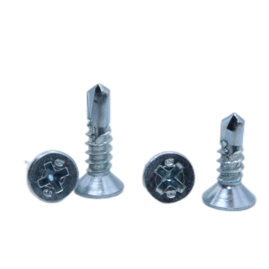 Cross countersunk drill tail – short