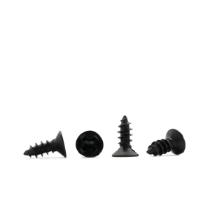 Cross countersunk self attack – black zinc