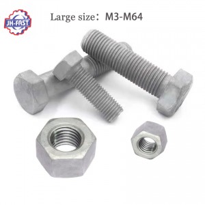 Dip galvanized hex bolt