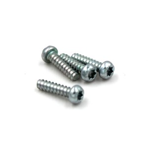 Internal plum pan head self-tapping screw ring color + black zinc + stainless steel