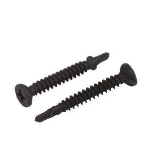 Cross countersunk head with wing drill screw