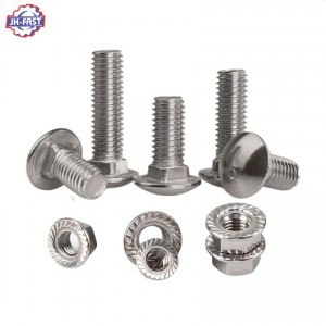 Stainless steel carriage bolts