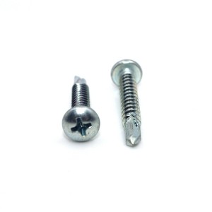 Cross pan Head drill screw – colored zinc