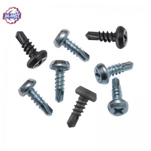 Stainless steel pan head self-drilling screws cross recessed pan framing head self drilling screws