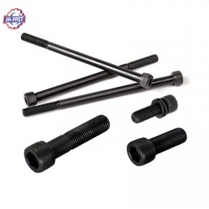 Black oxide carbon steel hex socket head allen bolt DIN912