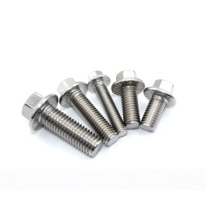 Hexagon flange bolts – stainless steel