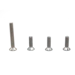 Cross countersunk head machine screws – stainless steel