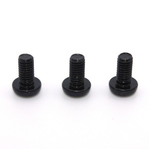 Phillips pan head machine screws black zinc