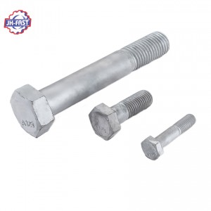 Dip galvanized hex bolt