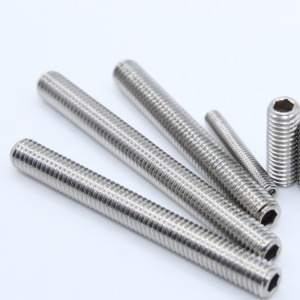 Hexagon flat end setting screws – Stainless steel -DIN913