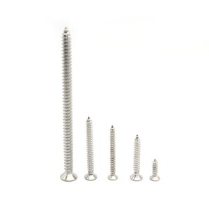 Stainless steel – cross countersunk head self tapping nails