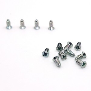 Cross countersunk head tapping nail – ring color – short