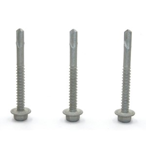 Hexagonal flange head drilling screws – Dacromet