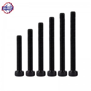 Black oxide carbon steel hex socket head allen bolt DIN912