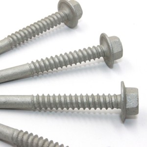 Hexagonal flange head drilling screws – Dacromet