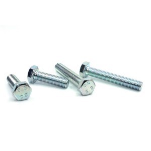 Outer hexagon machine tooth screws – colored zinc plating