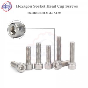 Stainless steel socket head cap screws