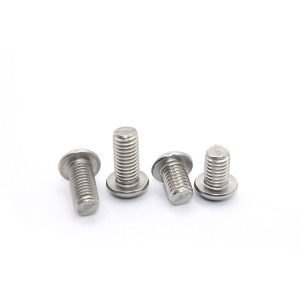 Hexagonal half round head machine screws – stainless steel