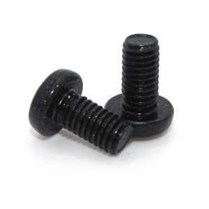 Phillips pan head machine screws black zinc