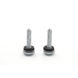 Plum pan head with cushion drill screws – Dacromet