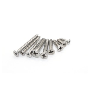 Stainless steel – cross countersunk head self tapping nails