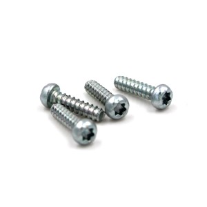 Internal plum pan head self-tapping screw ring color + black zinc + stainless steel