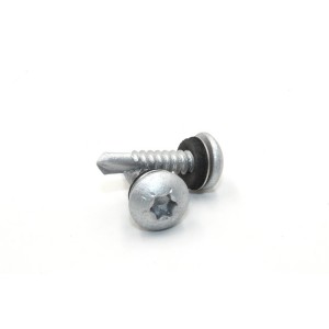 Plum pan head with cushion drill screws – Dacromet