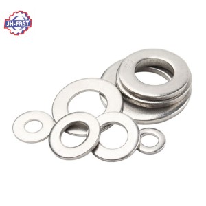 Factory SS304 Stainless Steel Flat Metal Washers